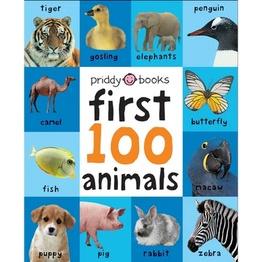 First 100 Animals: A Padded Book--Perfect for Little Hands to Hold