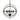 20 Inch 5 Lights Metal Chandelier with Pivoting Interlocking Rings