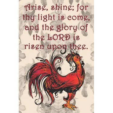 Arise, shine; for thy light is come, and the glory of the LORD is risen upon thee.: Dot Grid Paper
