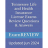 Tennessee Life and Health Insurance License Exams Review Questions & Answers