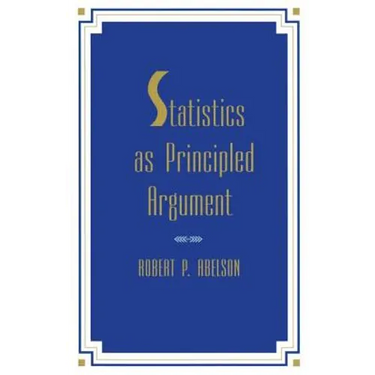 Statistics As Principled Argument