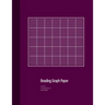 Beading Graph Paper: Peyote Stitch Graph Paper, Seed Beading Grid Paper, Beading on a Loom, 100 Sheets, Purple Cover (8.5"x11")