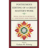 Posthumous Editing of a Great Master's Work: Special Focus on the Writings of A. C. Bhaktivedanta Swami Prabhupada