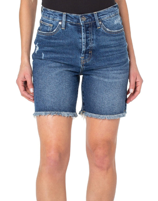Earnest Sewn Women's Cutoff Distressed Denim Shorts Blue by Steals