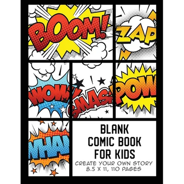 Blank Comic Book for Kids: Create Your Own Story, Comics & Graphic Novels