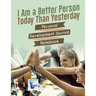 I Am a Better Person Today Than Yesterday Personal Development Journal Notebook
