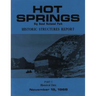 Hot Springs Big Bend National Park Historic Structures Report: Part 1 Historical Data