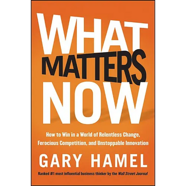 What Matters Now