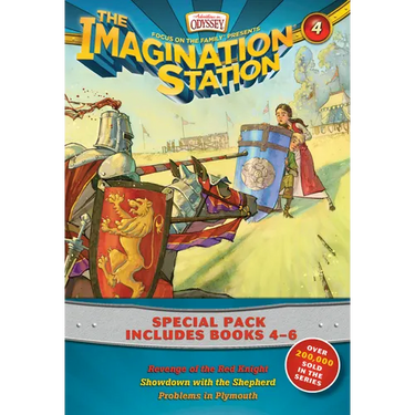 Imagination Station Books 3-Pack: Revenge of the Red Knight / Showdown with the Shepherd / Problems in Plymouth