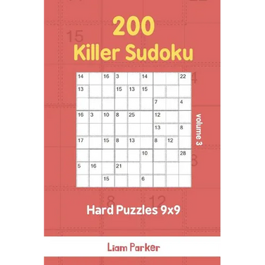 Killer Sudoku - 200 Hard Puzzles 9x9 vol.3