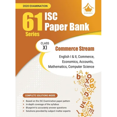 61 Paper Bank - Commerce Stream: ISC Class 11 for 2020 examination