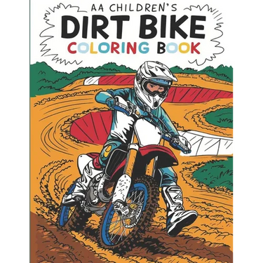 "Dirt Bike Coloring Book: An Exciting Adventure for Kids Who Love Off-Road Riding!" "Dirt Bike Coloring Book for kids ages 3-8! Adventure and fu