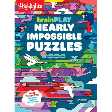 Brainplay Nearly Impossible Puzzles: Mind-Bending Activity Book Packed with Brain Teasers, Seek-And-Find Fun and the Biggest Challenges for Puzzle-Lov