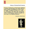 Festive Gathering of the Early Settlers and Present Inhabitants of the Town of Virgil, Cortland County, N.Y. Held ... on Thursday, the 25th Day of Aug