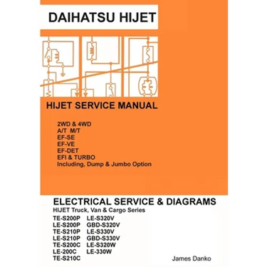 Daihatsu Hijet English Electrical Service Manual S200P S210P S320V S330V
