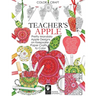 Teacher's Apple: Pretty Mandala Apple Designs on Keepsake Paper Crafts to Color