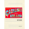 Vintage Lined Notebook Greetings from Catalina Island