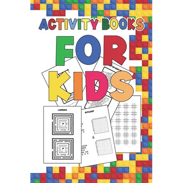 Activity Books for kids: BIG ACTIVITY BOOK with Solutions for kids, Tracing Game, Find the single one, Four in a row, Tic Tac Toe, Hangman, Dot