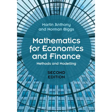 Mathematics for Economics and Finance: Methods and Modelling