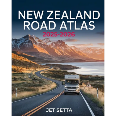 New Zealand Road Atlas 2025-2026: Complete Guide with Detailed Maps to Scenic Routes, Campgrounds, National Parks & Hidden Gems - Perfect for RVers, V