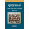 Two Early Byzantine Bible Manuscripts in Christian Palestinian Aramaic: Codex Climaci Rescriptus II & XI