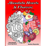 Mandala Hearts and Flowers: 50 Plus Pages for Stress Relieving Therapeutic Coloring Book