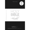 Nrsvue Holy Bible with Apocrypha, Black Hardback, Silver Foiled Cover, Silver Ribbon Marker, British Text, Nrsvue New Revised Standard Version Updated