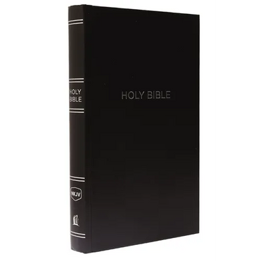 NKJV, Pew Bible, Hardcover, Black, Red Letter Edition