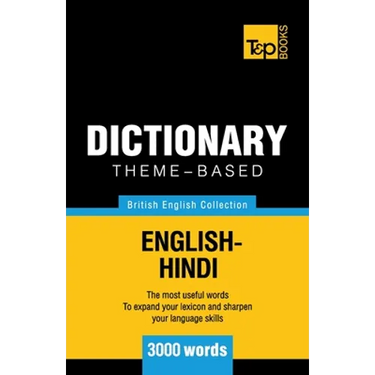 Theme-based dictionary British English-Hindi - 3000 words