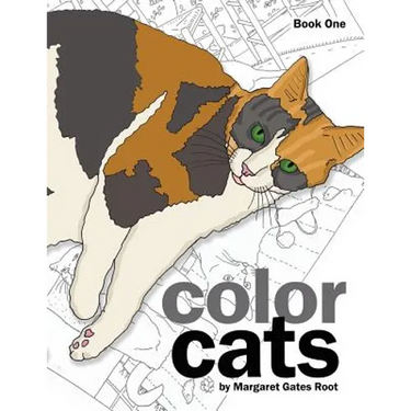 Color Cats Book One: Coloring Pages for Adults