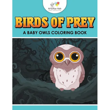 Birds of Prey: A Baby Owls Coloring Book