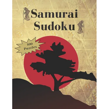 Samurai Sudoku: Book of 500 Puzzles, Overlapping in 100 Samurai Games. Three Difficulty Levels: Easy, Medium, Hard.