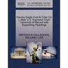 Gauley-Eagle Coal & Coke Co V. Blair U.S. Supreme Court Transcript of Record with Supporting Pleadings