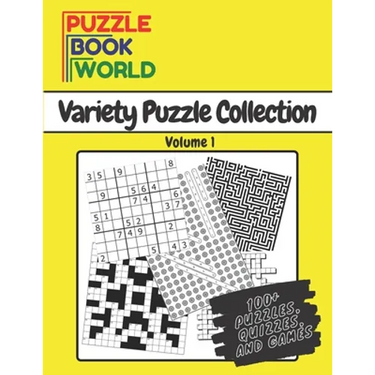 Puzzle Book World: Variety Puzzle Collection - Volume 1