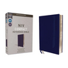 Niv, Reference Bible, Compact, Leathersoft, Blue, Red Letter, Comfort Print