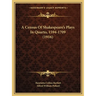 A Census Of Shakespeare's Plays In Quarto, 1594-1709 (1916)