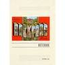 Vintage Lined Notebook Greetings from Rockford, Illinois