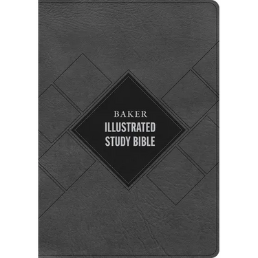 CSB Baker Illustrated Study Bible, Charcoal Leathertouch