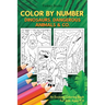 Color by Number - Dinosaurs, Dangerous Animals & Co.: An Exciting Coloring Book for Kids Ages 4-8