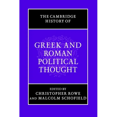 The Cambridge History of Greek and Roman Political Thought