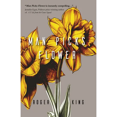Man Picks Flower