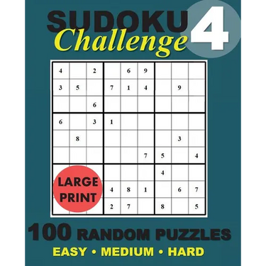 Sudoku Challenge #4: 100 Random Sudoku Puzzles