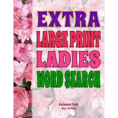 Extra Large Print Ladies Word Search