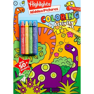Highlights Hidden Pictures Coloring with Crayons