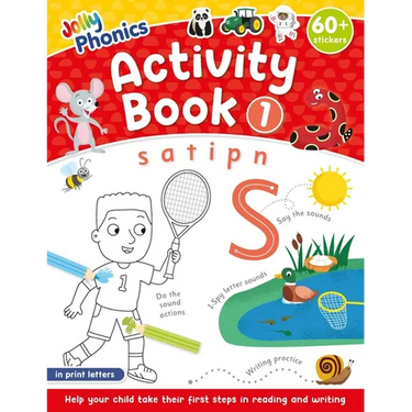 Jolly Phonics Activity Book 1: In Print Letters (American English Edition)