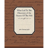 What Led To The Discovery of the Source Of The Nile