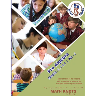 Pre-Algebra: Grades: 6-8 Vol - 2