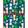 Kids Story Writing & Drawing Book: Festive Christmas Llama Pattern