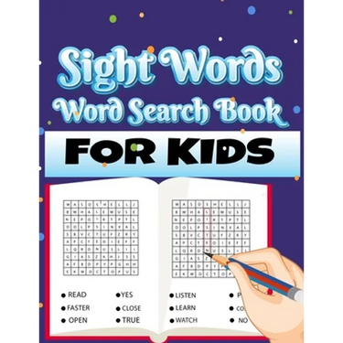 Sight Words Word Search Book for Kids: Large Print Puzzles with High Frequency Words for Kids Learning to Read (Sight Words Word Search Puzzle Books)