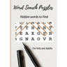 Word Search Puzzles: More than 350 Hidden words to find, puzzle book (7" x 10") with various themes for kids and adults